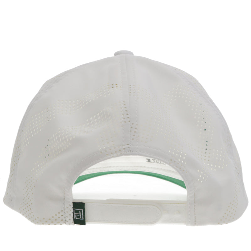 The "Cowboy Golf" Cap - White with Green & White Patch