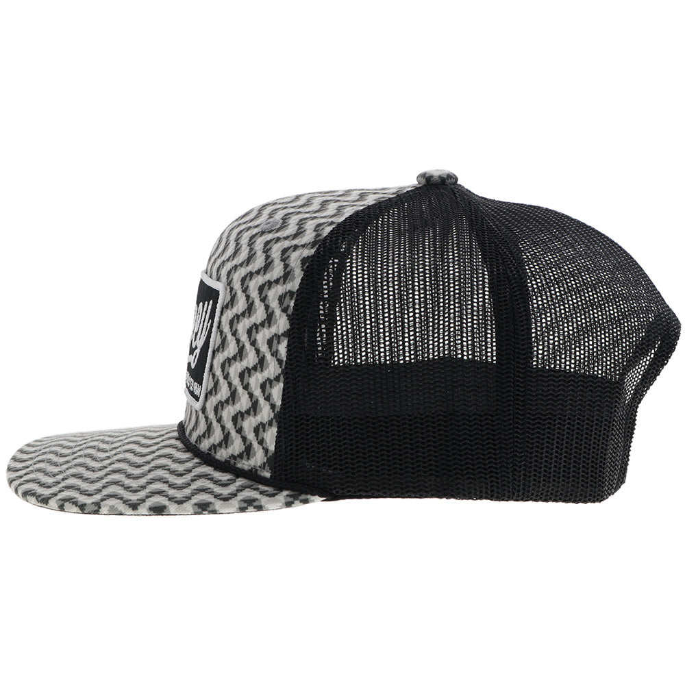 Hooey Lakota Rope Cap - Grey/Black