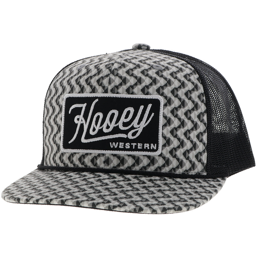 Hooey Lakota Rope Cap - Grey/Black