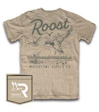 Thumbnail for Roost Cupping Duck SS Tee - Sand