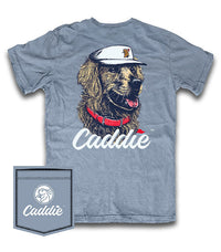 Thumbnail for Caddie Retriever Pro SS Tee - Saltwater Blue