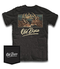 Thumbnail for Old Dixie Fight Night Short Sleeve T-Shirt - Black