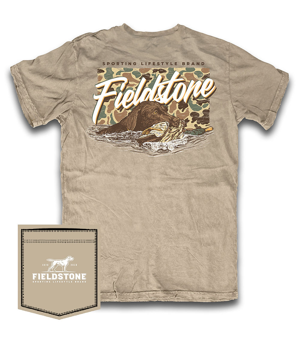 Swim Team SS Tee - Tan
