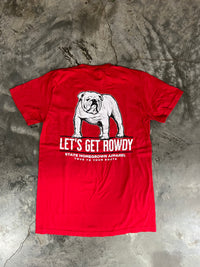 Thumbnail for State HomeGrown Let's Get Rowdy Short Sleeve T-Shirt - Red