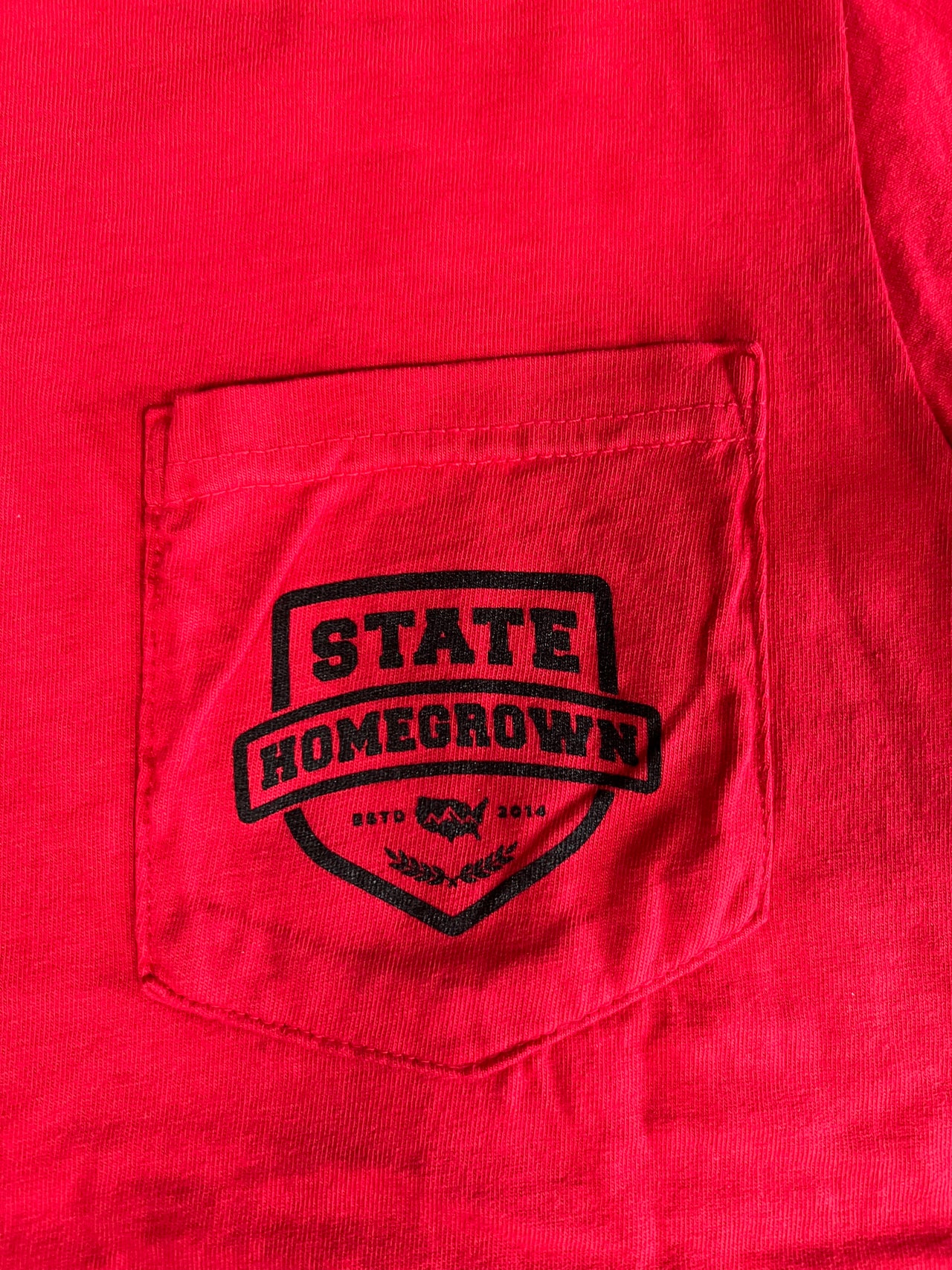 State HomeGrown Let's Get Rowdy Short Sleeve T-Shirt - Red