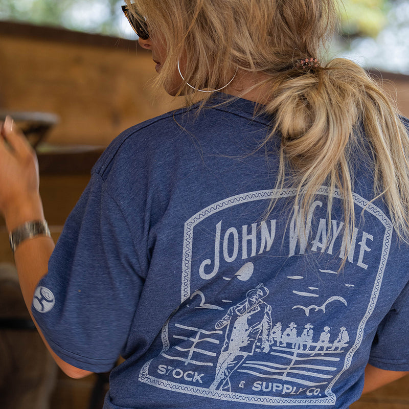 John Wayne SS Tee - Navy