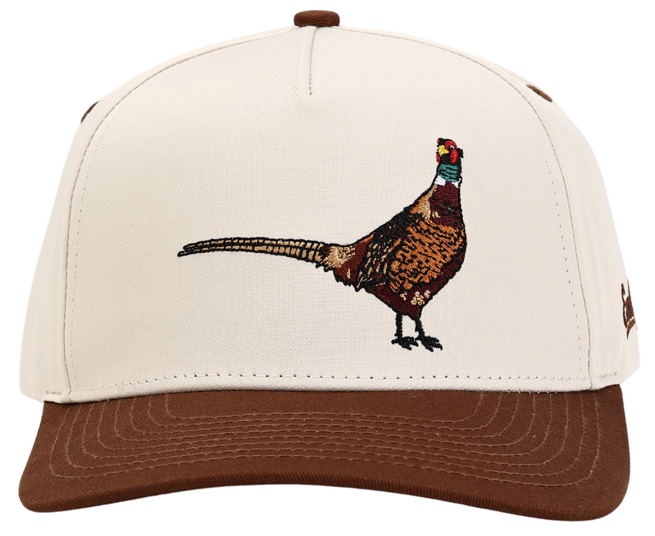 Embry Outdoors Pheasant Cap - Cream/Brown