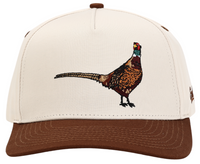Thumbnail for Embry Outdoors Pheasant Cap - Cream/Brown