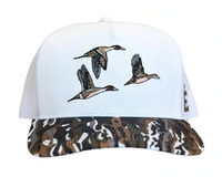 Thumbnail for Chasin Tail Trucker Cap - White/Ranch Camo