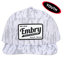 Thumbnail for Youth White Ranch 6 Panel Cap