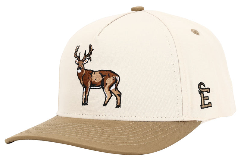 Embry Outdoors  Buck Cap - Cream/Tan
