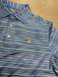 Thumbnail for Southern Casanova Islander Stripe Performance Polo