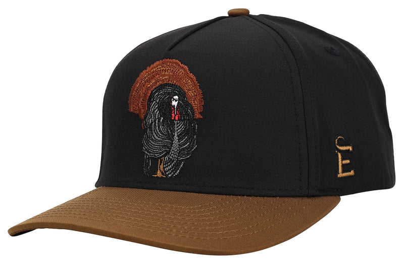 Embry Outdoors Turkey Cap - Black/Brown