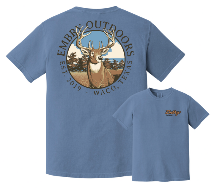 Embry Outdoor Rack SS Tee - Blue