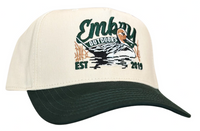 Thumbnail for Sprig Trucker Cap - Cream/Green