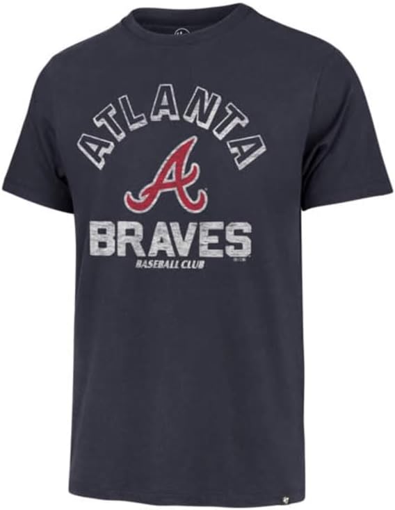 Atlanta Braves Retrograde Franklin Tee - Atlas Blue