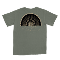 Thumbnail for Turkey Fan Short Sleeve T-shirt - Moss
