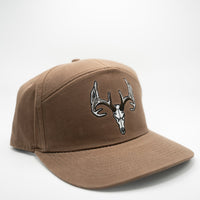 Thumbnail for Skull Mount Waxed Canvas 7 Panel Hat