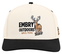 Thumbnail for Embry Outdoors Low Fence Cap - Cream/Black