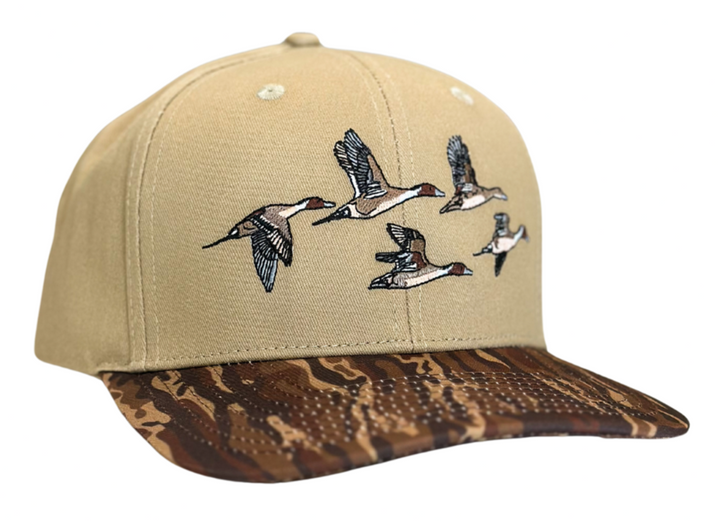 Flock Cap - Khaki/Brown Ranch Camo