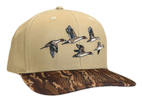 Thumbnail for Flock Cap - Khaki/Brown Ranch Camo