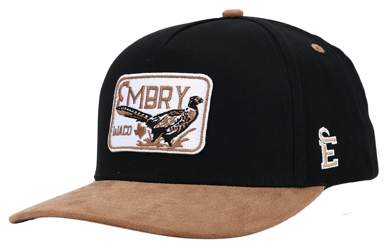 Embry Outdoors Pheasant Patch Cap - Black/Brown