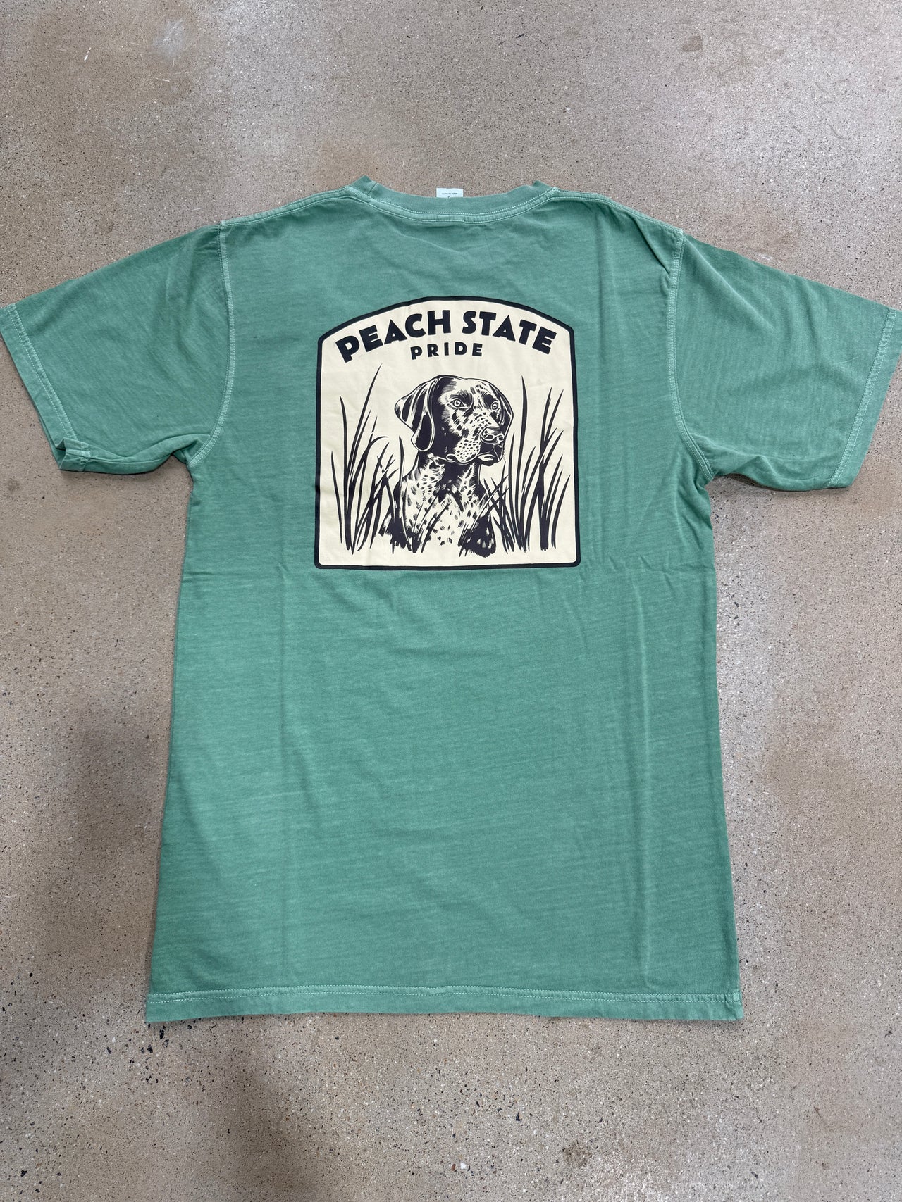 Pointer Patch SS Tee - Aquafoam