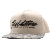 Thumbnail for Fieldstone Canvas Marsh Camo Bill Cap - Tan/Camo