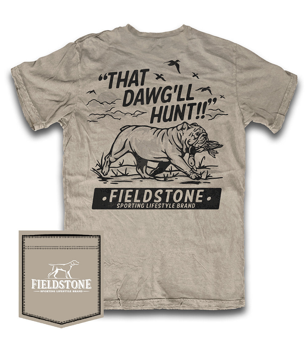 Fieldstone Bird Dawg SS Tee - Sand