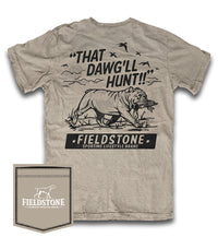 Thumbnail for Youth - Fieldstone Bird Dawg SS Tee - Sand