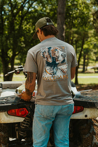 Thumbnail for Wildgame Pointer Short Sleeve T-shirt - Grey