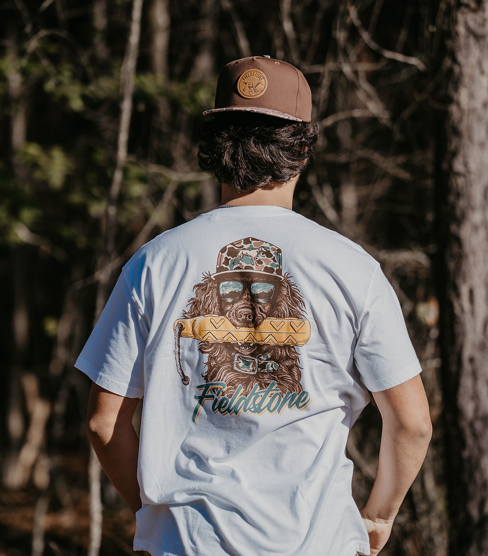 Fieldstone Bumper Boykin SS Tee - White
