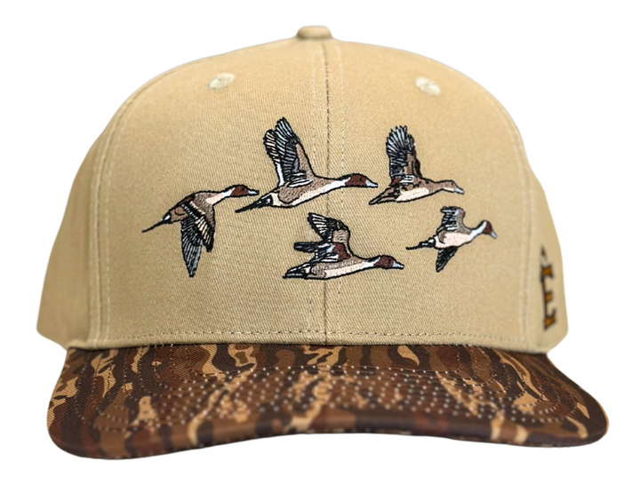 Flock Cap - Khaki/Brown Ranch Camo