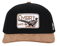 Thumbnail for Embry Outdoors Pheasant Patch Cap - Black/Brown
