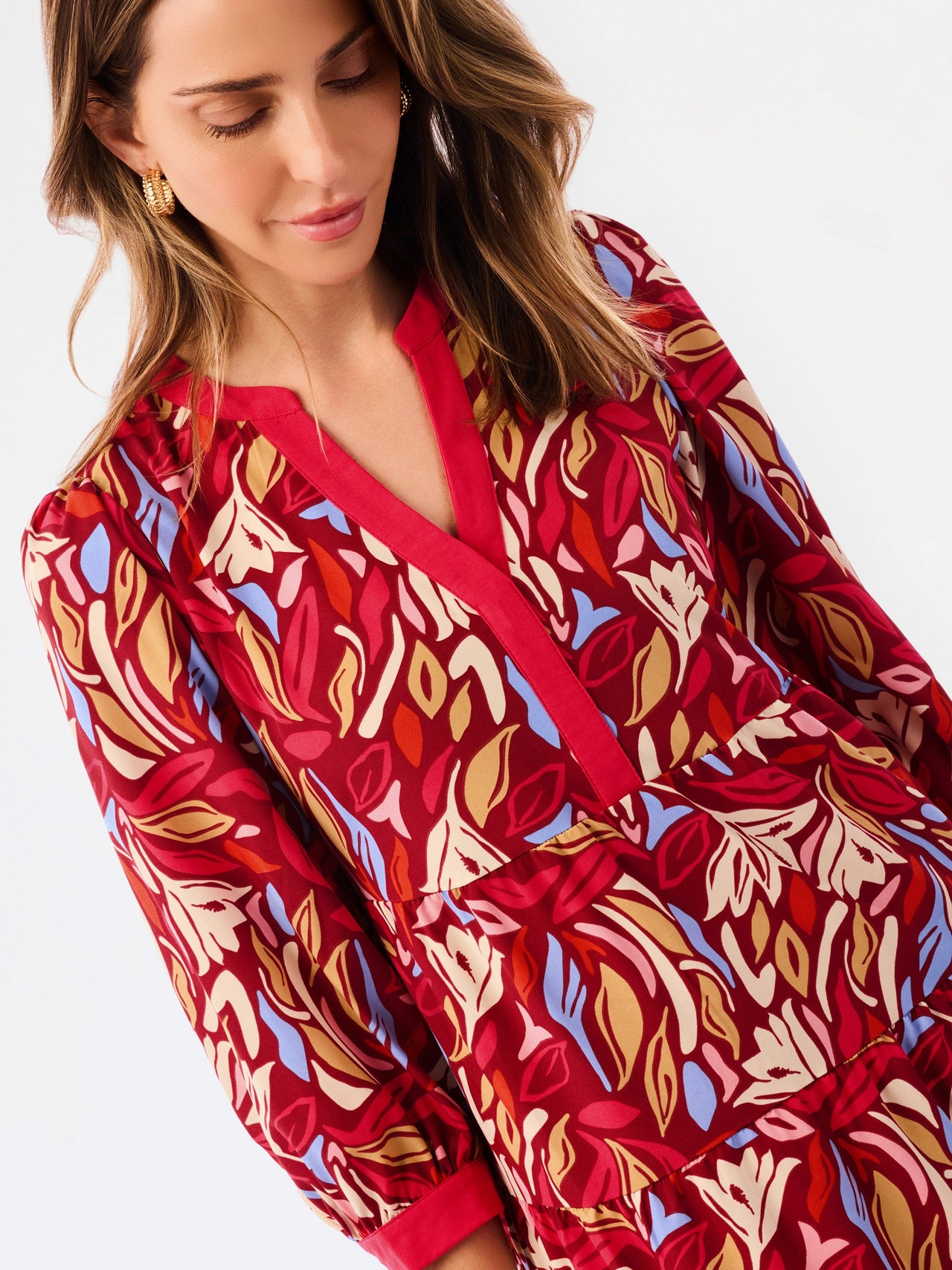 Mary Square Cameron Dress | Wind Rush Multi