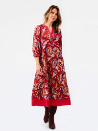 Thumbnail for Mary Square Cameron Dress | Wind Rush Multi