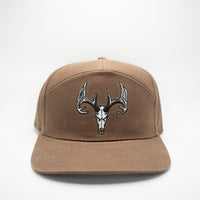 Thumbnail for Skull Mount Waxed Canvas 7 Panel Hat