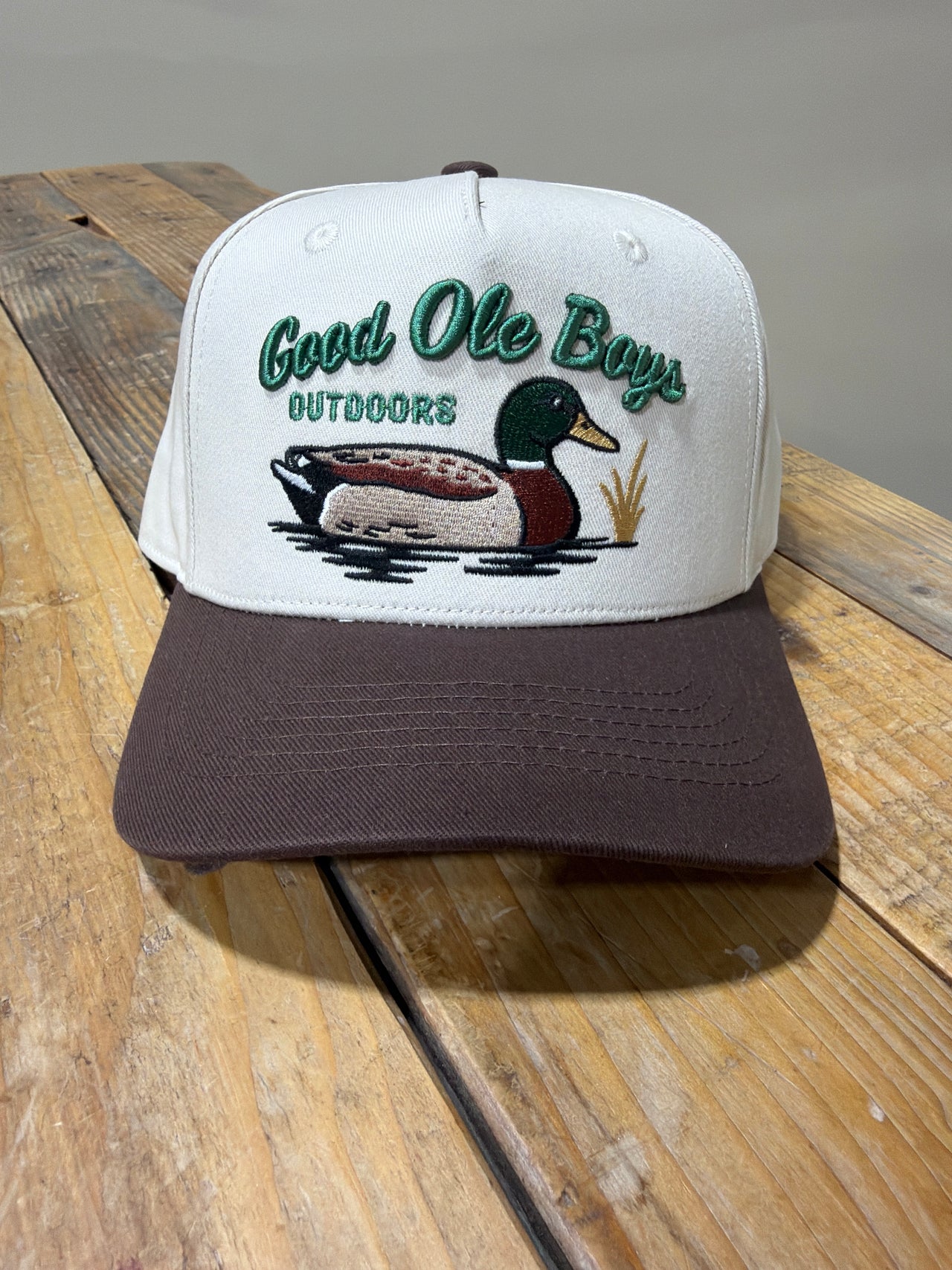 Good Ole Boys Puff Duck Cap - Neutral/Brown