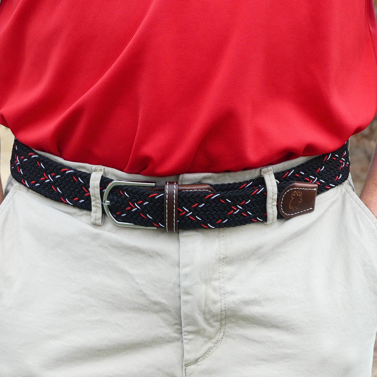 The Oconee Woven Elastic Stretch Belt