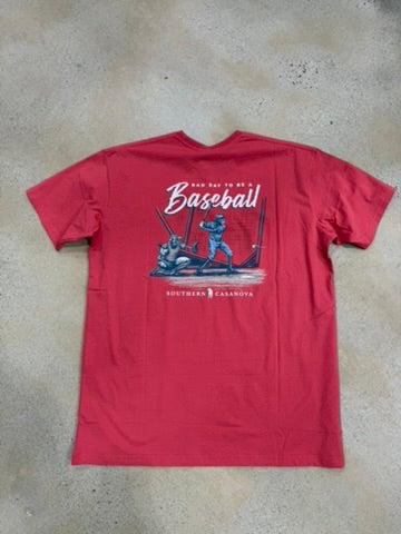 Southern Casanova Bad Day Baseball SS Tee - Brick