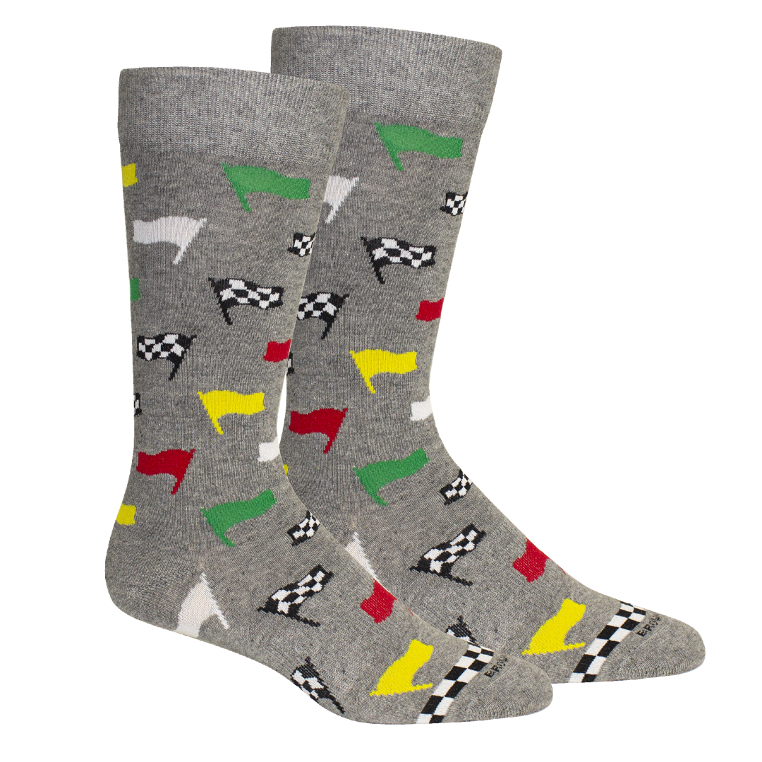 Race Ya Sock - Heathered Grey