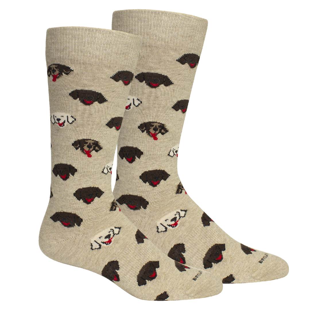 Happy Dog Socks - Oatmeal