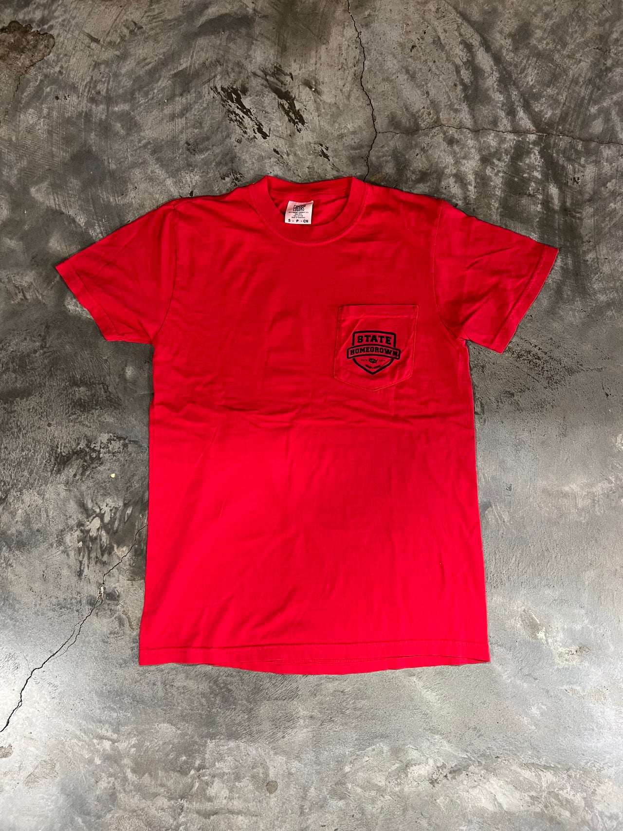 State HomeGrown Let's Get Rowdy Short Sleeve T-Shirt - Red
