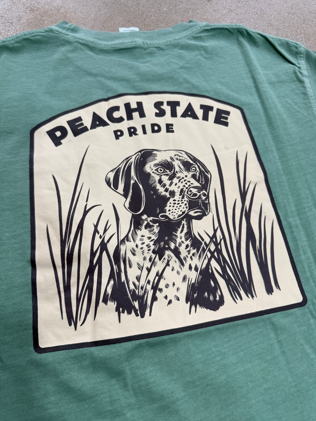 Pointer Patch SS Tee - Aquafoam