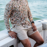 Thumbnail for Athletic Short - Heather Khaki - Venado Camo Liner