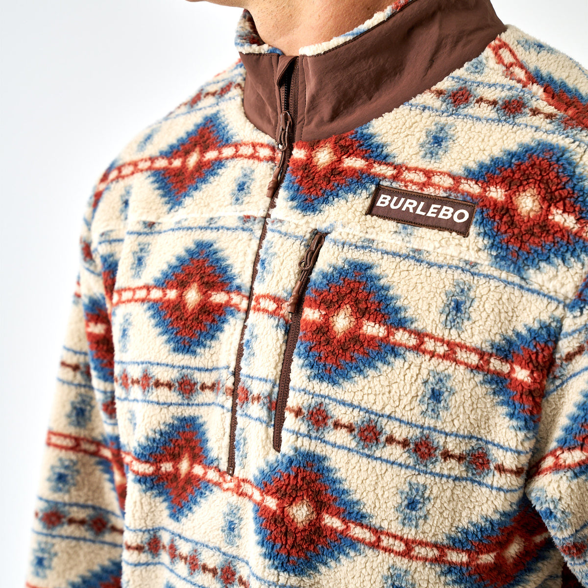 Arizona Aztec - Mountain Fleece Sherpa - Quarter Zip
