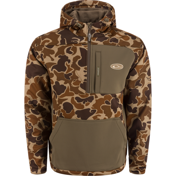 MST Endurance Hoodie With Kangaroo Pouch - Old School Camo