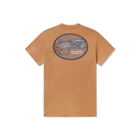 Thumbnail for Heritage Engraved SS Tee - Camel