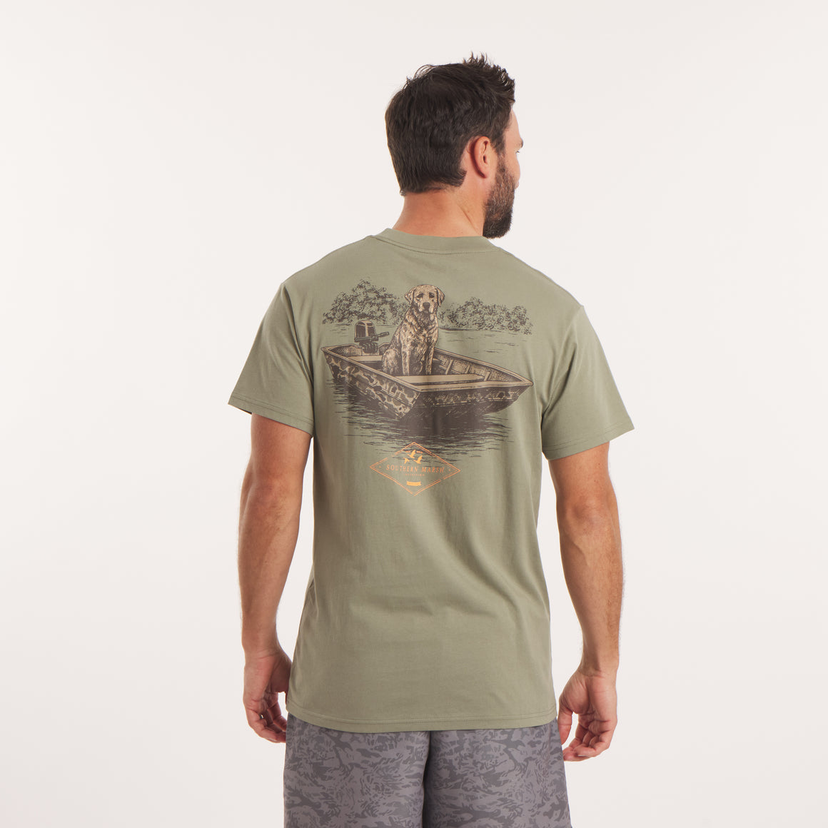 Patient Pup SS Tee - Bay Green