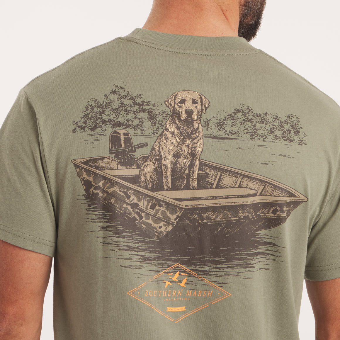 Patient Pup SS Tee - Bay Green